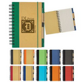 Eco-Inspired 5" X 7" Spiral Notebook & Pen